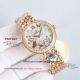 Best replica Omega De Ville pearl shell face rose gold diamond bezel ladies watch (2)_th.jpg